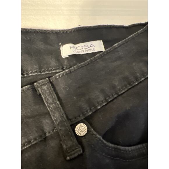 Sofia Vergara Womens Curvy Super High Rise Ankle Skinny Jeans Size 16 Black New - Picture 7 of 12